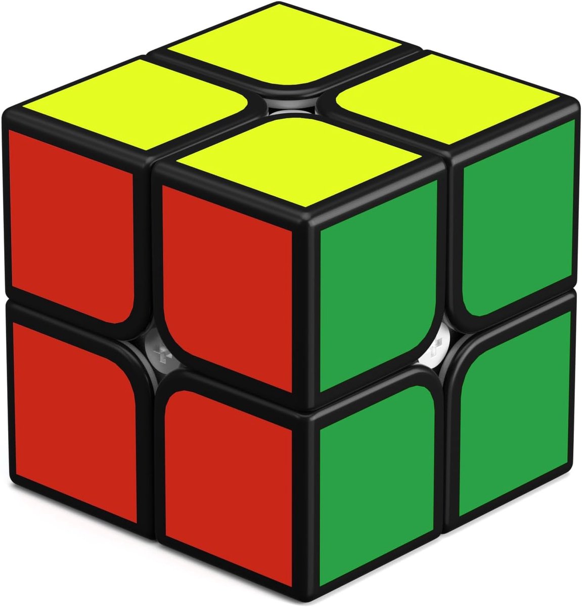Magische Kubus 2X2, Original 2X2X2 Speed Cube Super-duurzame Sticker met Levendige Kleuren (2x2x2)