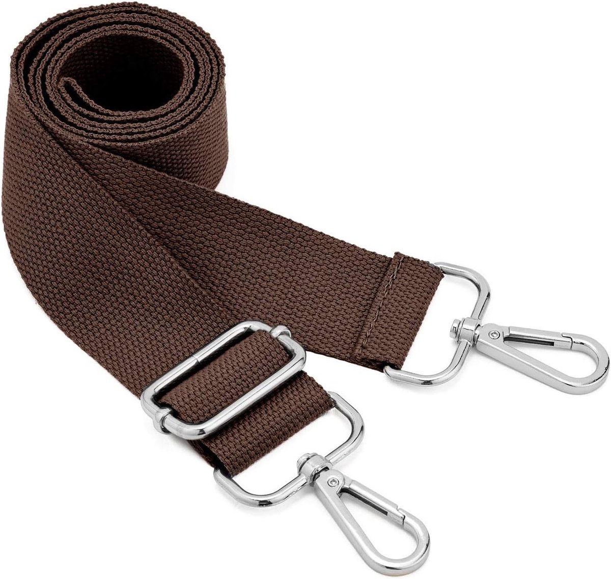 schoudertasriem, verstelbare vervangende tasriem met metalen draaihaak, zachte canvas tasriem, schoudertasriem, messengertas, verwisselbare riem voor crossbody-handtas, Breit:3.5CM,1.4IN