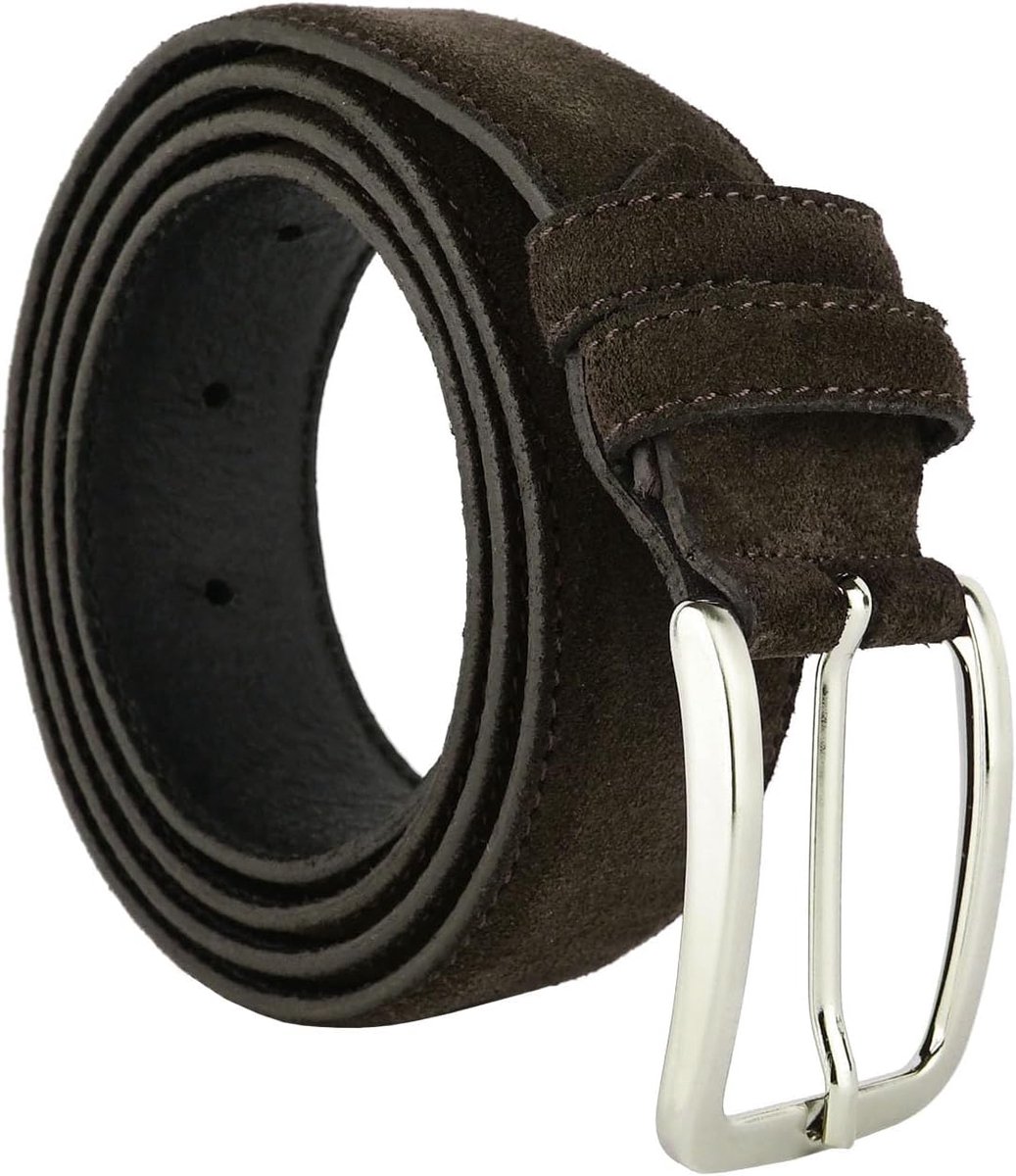 riem voor dames en heren, echt leer, made in Italy, inkortbaar
