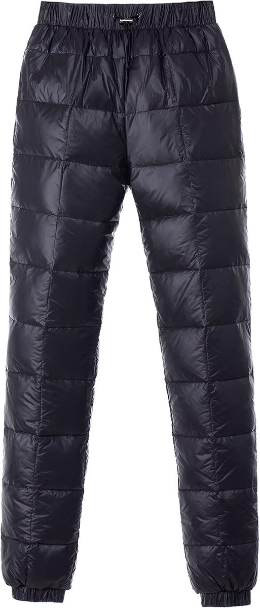 Herren Winter Warme Gänse Daunenhose Ultraleichte Schneehose Kompressions-Daunenhose Outdoor Camping Isolierte Hose