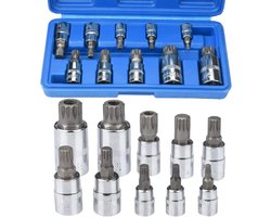drado 10-delige veeltand moerset, interne veeltand moerenset M4 / M5 / M6 / M8 / M9 / M10 / M12 / M14 / M16 / M18