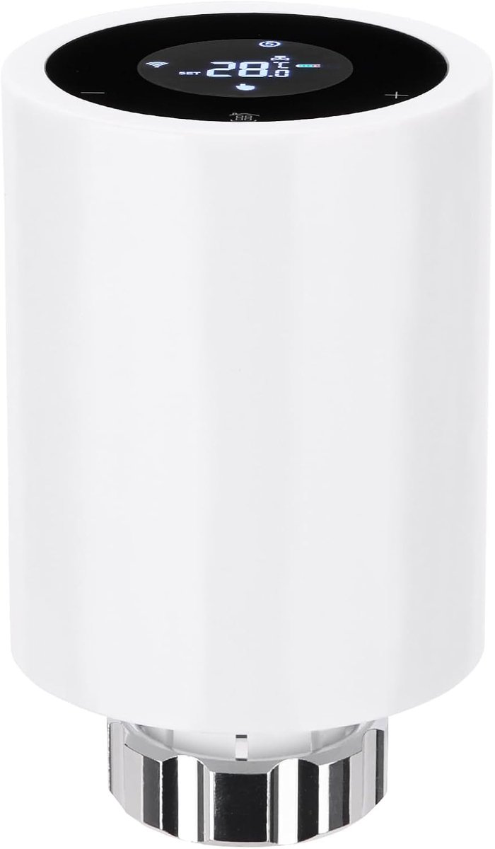 Radiatorkraan Zigbee - M30x1.5 - Weekprogrammering - Slimme temperatuurregeling via app - SnelShoppen
