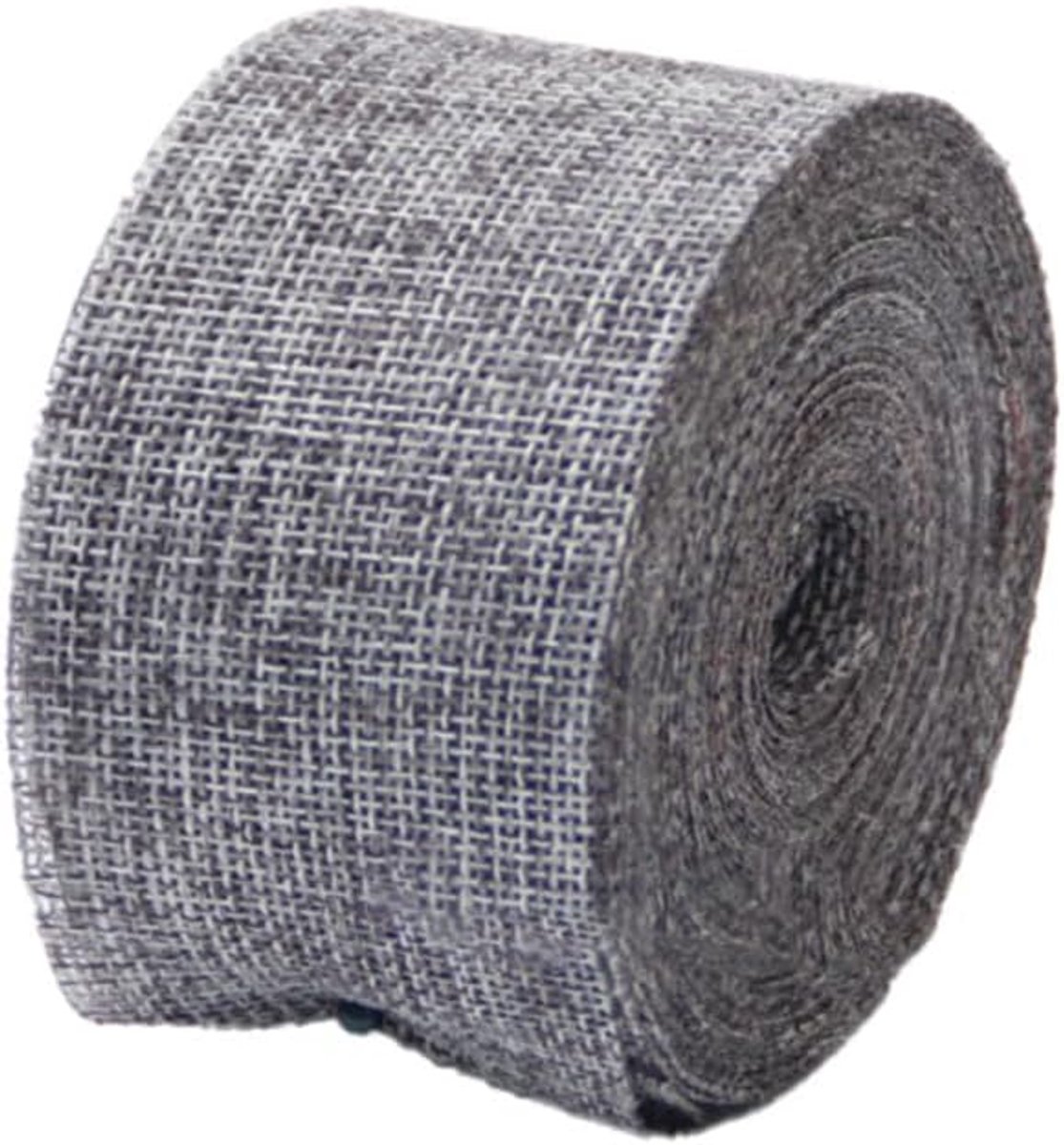 lint, 10 m breed, cadeaulint, jute lint, decoratief lint, stoffen band voor doe-het-zelf knutselen, scrapbooking, geschenkverpakking, bruiloft, Kerstmis, party, decoratie, grijs