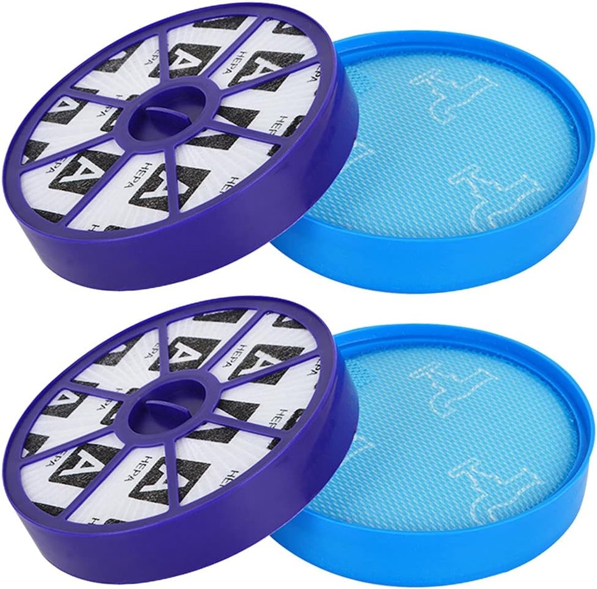 HEPA Vervangingsfilters voor compatibel met Dyson DC19 DC19T2 DC20 DC21 DC29 stofzuiger, 4 stuks