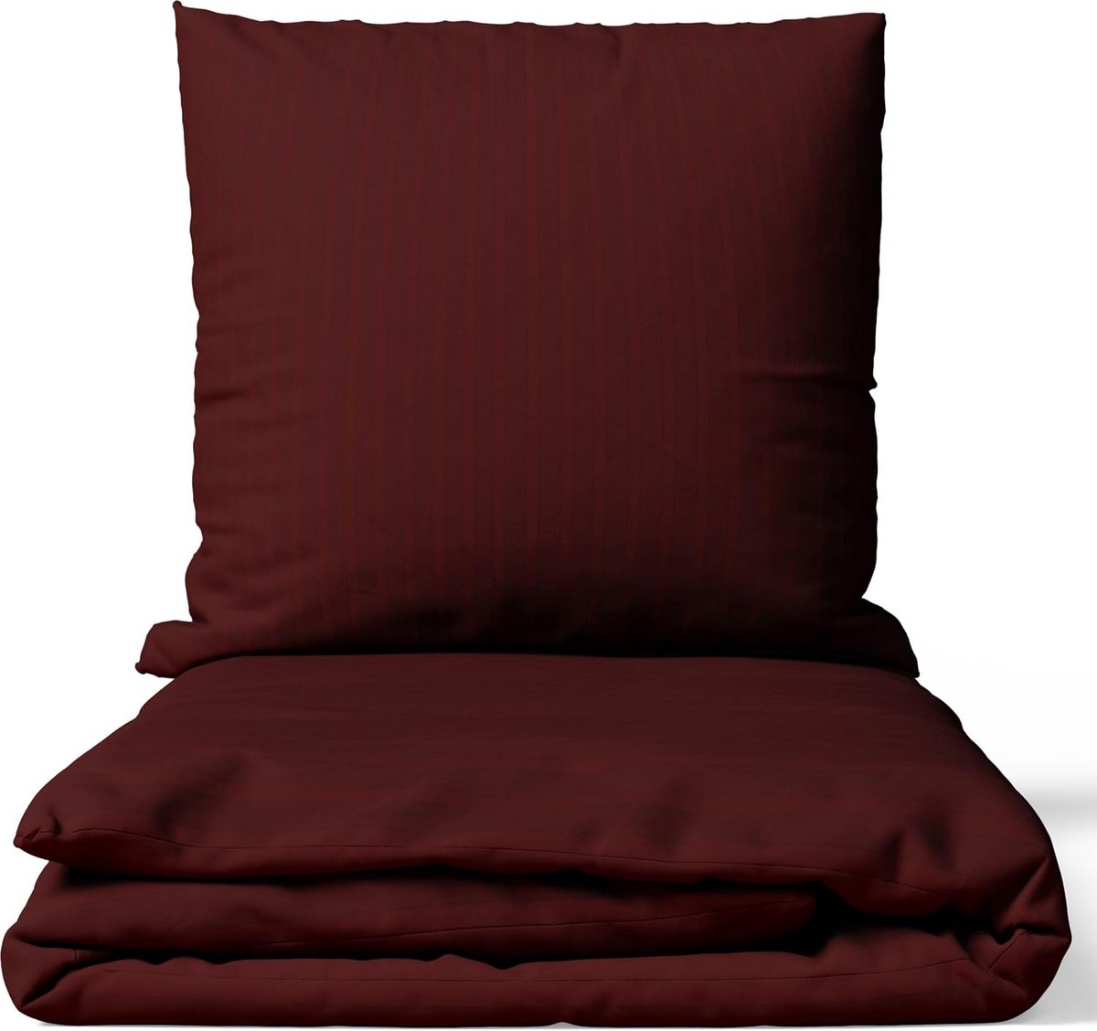 Vicenti Satijn Beddengoed 200x200 cm Bordeaux | 100% katoen damast | 4-seizoenen set met kussensloop 80x80 cm | Premium kwaliteit | Zacht & Huidvriendelijke | Met ritssluiting