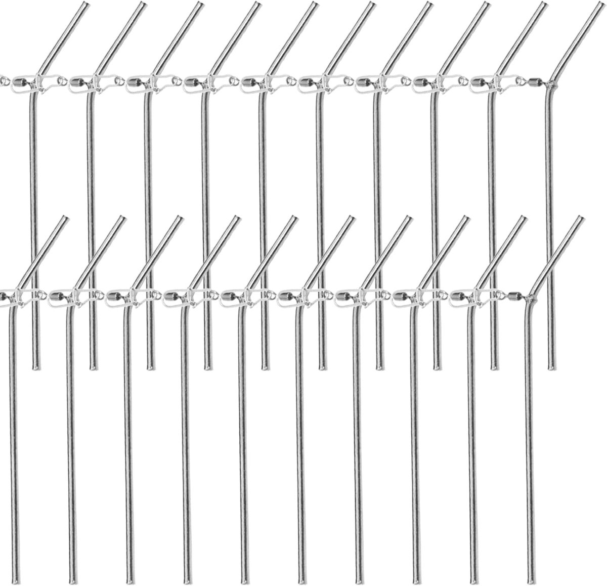 Fishing Anti-tangle boom-set, anti-klitten, metalen afstandhouder, vissen, 9/12 cm, sleeves visset, feeder, vissen, accessoires, karperaccessoires, basisvissen, voedermand, vissen, tangle