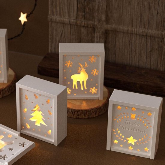 gietvormen voor Kerstmis, 10 stuks siliconen vormen, geschenkdoos, gietvorm, siliconen vorm voor Kerstmis, gips om te gieten, geschenkdoos, gietvormen, gietvormen, siliconen, Kerstmis — afbeelding 3