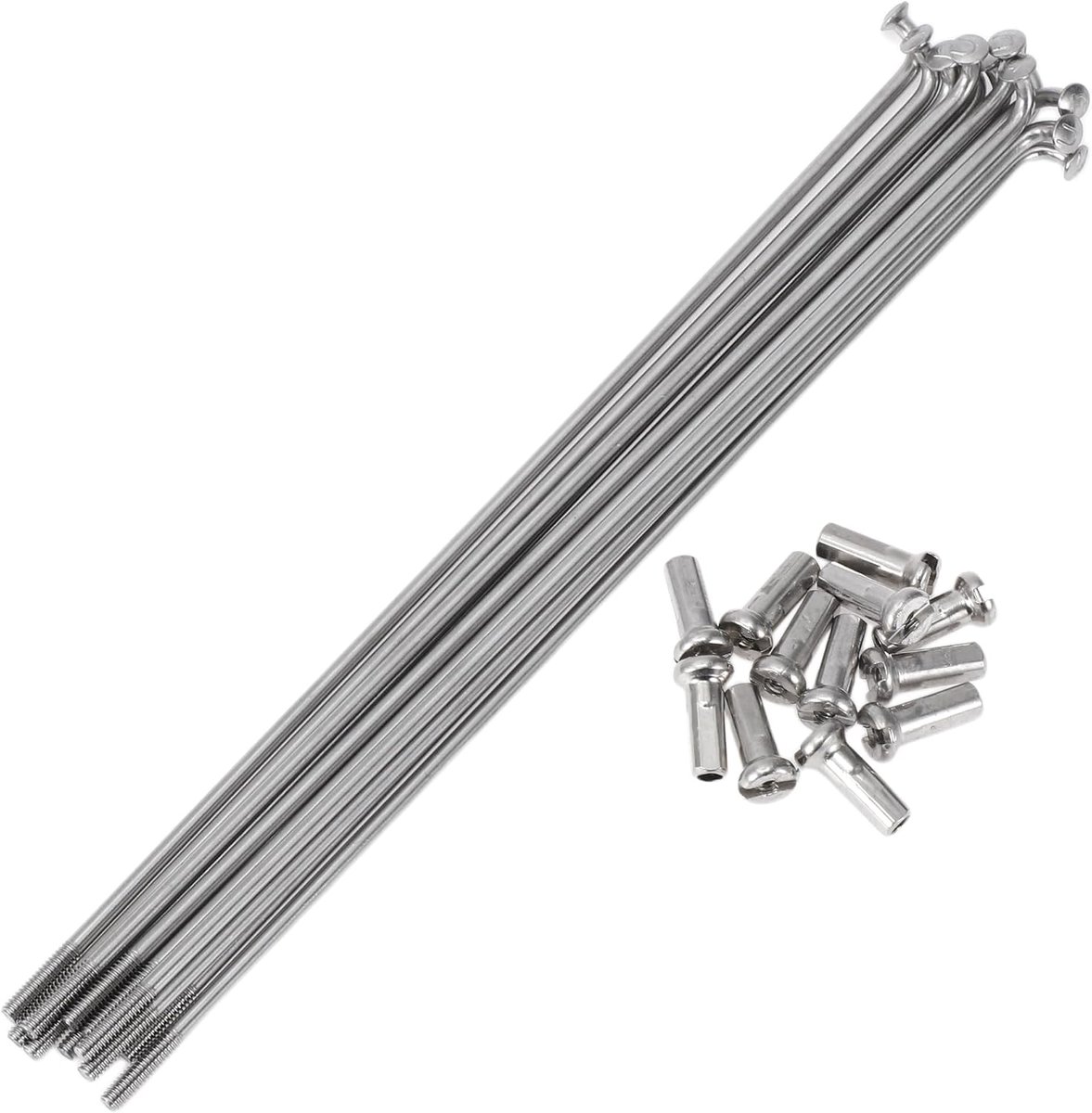 Spaken 138mm Fiets Wiel Spaken 304 Rvs Zilver Tone