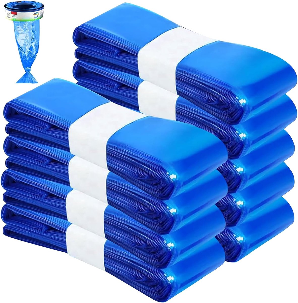 9-delige luieremmer navulverpakking, 4,5 ml luieremmerzakken, scheurvast, antibacterieel, geurbestendig, compatibel met alle soorten navullingen