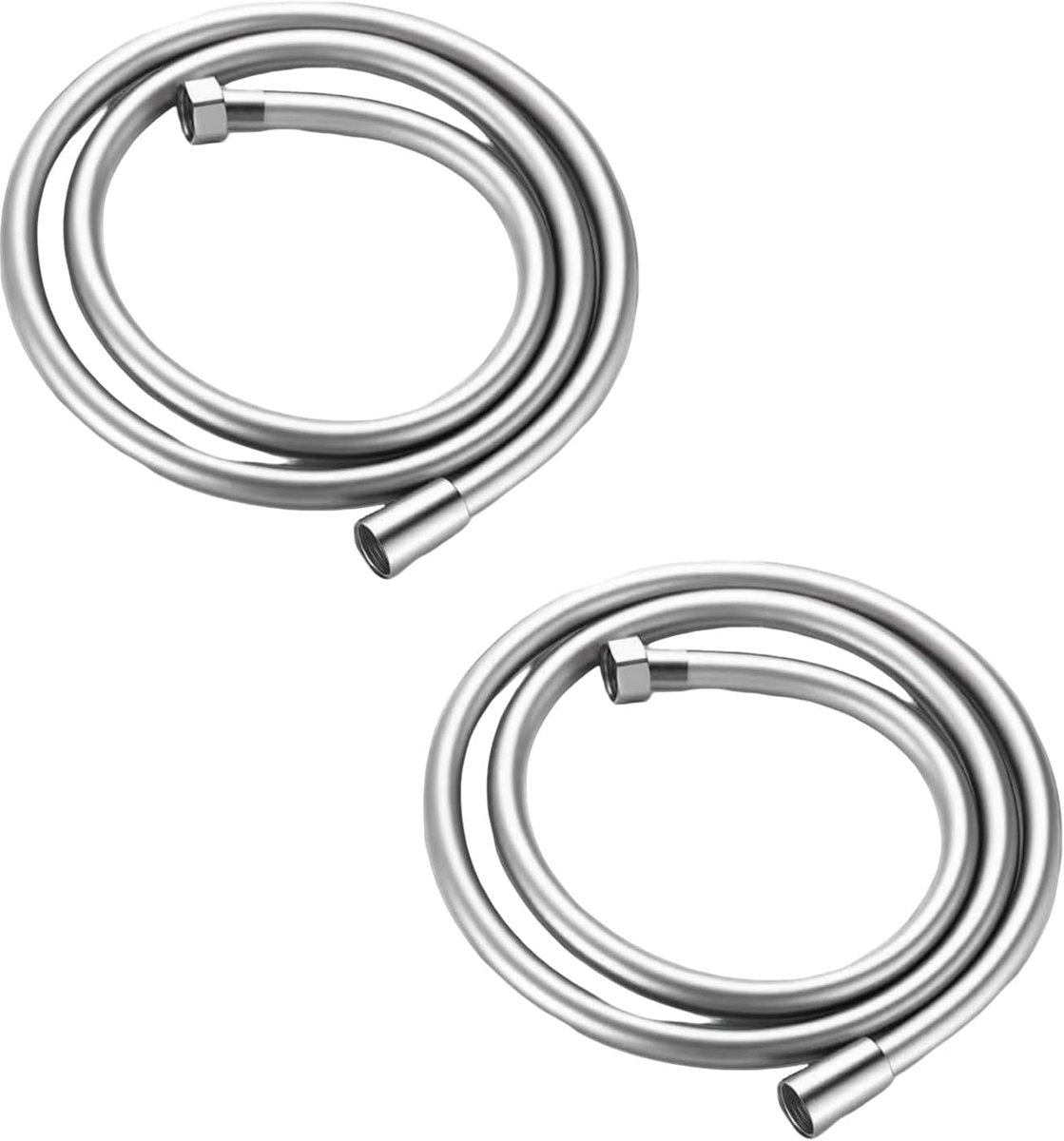 2PCS Flexibele Doucheslang, Tegen Verdraaien Doucheslang, Flexibel en Knikbestendig, voor Badkamerarmaturen