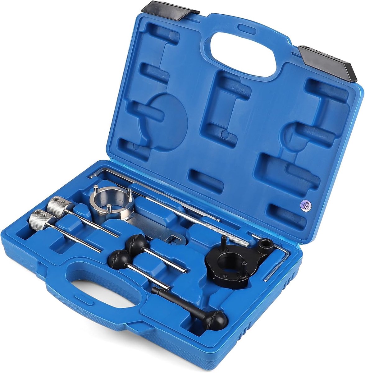 10-delig, compatibel met VW Audi Seat Skoda 1.6 2.0 TDI CR, tandriemgereedschap, vergrendelingsgereedschap met opbergdoos, tandriem wisselgereedschap