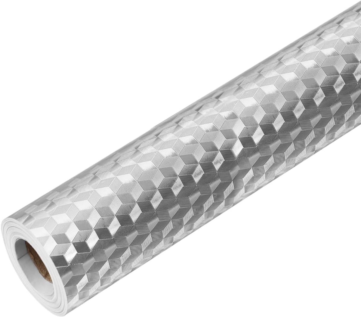 Zelfklevende hittebestendige waterdichte vochtbestendige aluminiumfolie papier vetdicht oliedicht muursticker keuken levert (40cm * 1m)