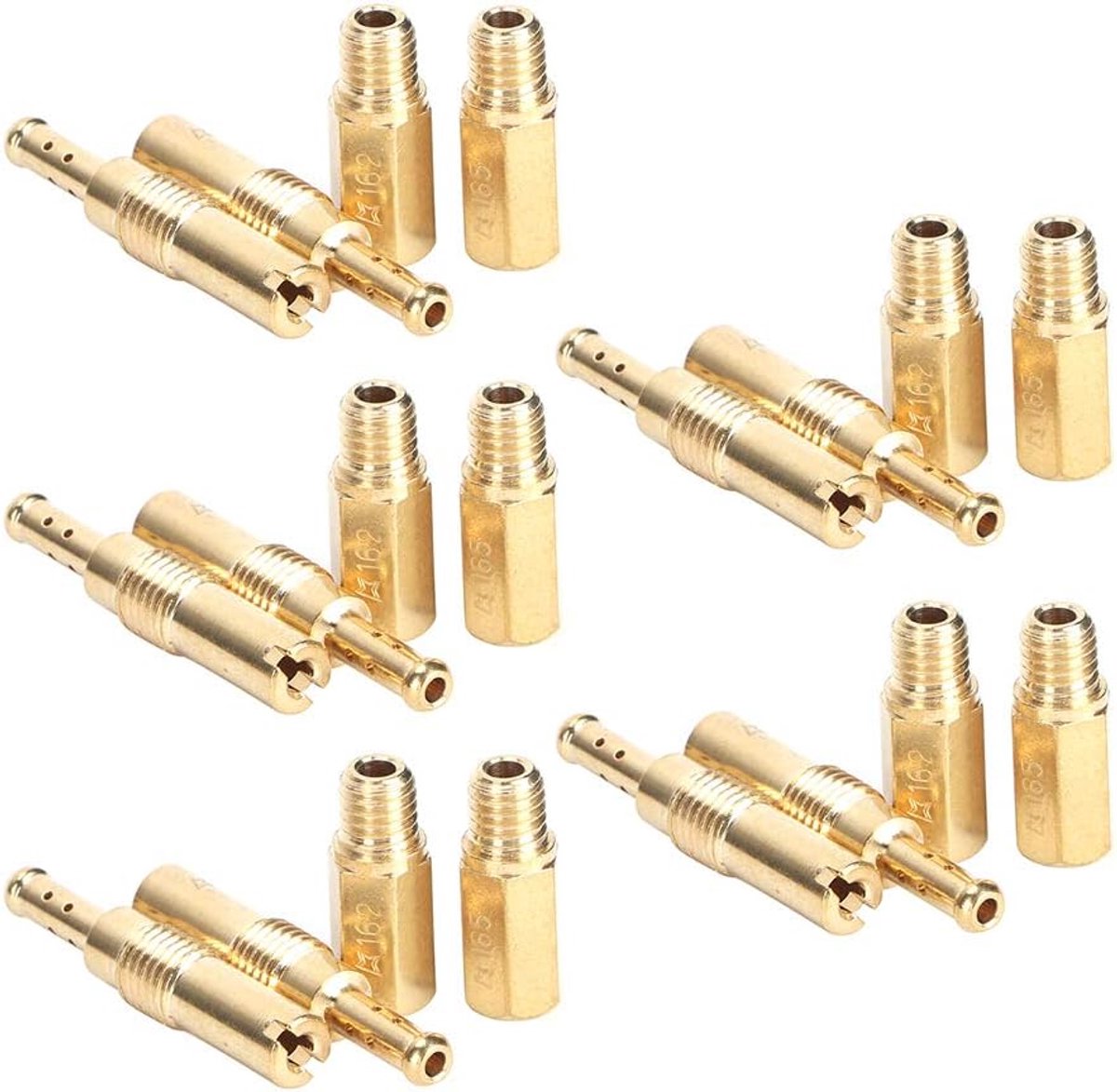 Main Jet Kit, 10 carburateur hoofdstralen + 10 Slow Pilot Jets, accessoires voor PWK OKO CVK KOSO PE PWM carburateur