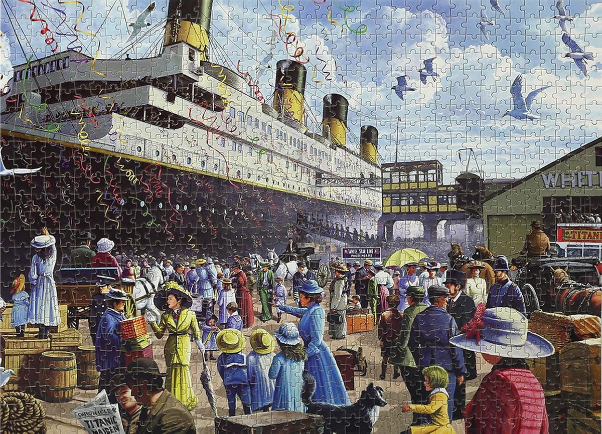 1000 stukjes volwassenen R.M.S. Titanic 70 x 50 cm Klassieke puzzels zwaar pedagogisch speelgoed voor volwassenen en kinderen
