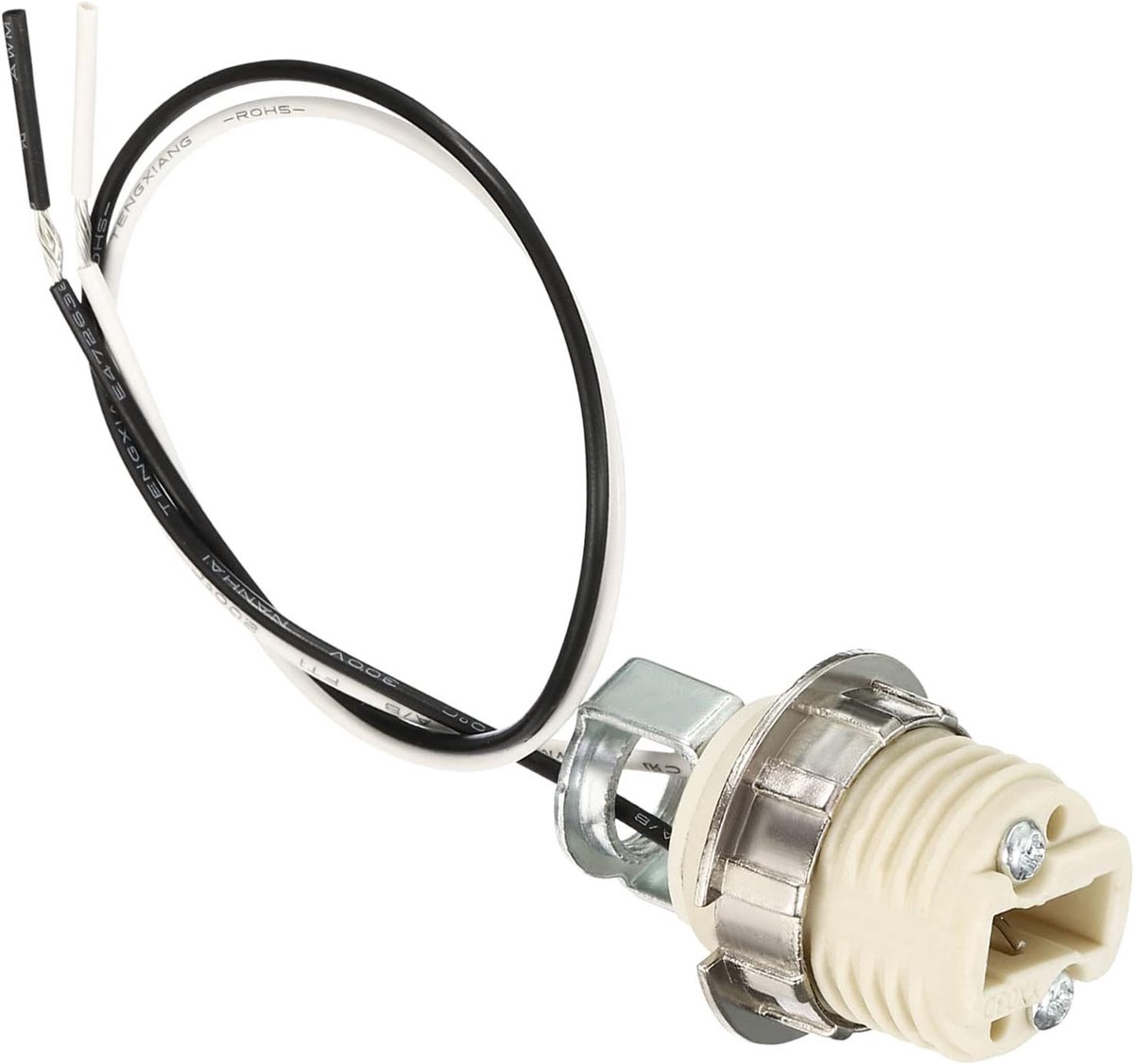 G9 licht basis stopcontact kit 1 Pack 10" draad keramiek met hulpgereedschap wit