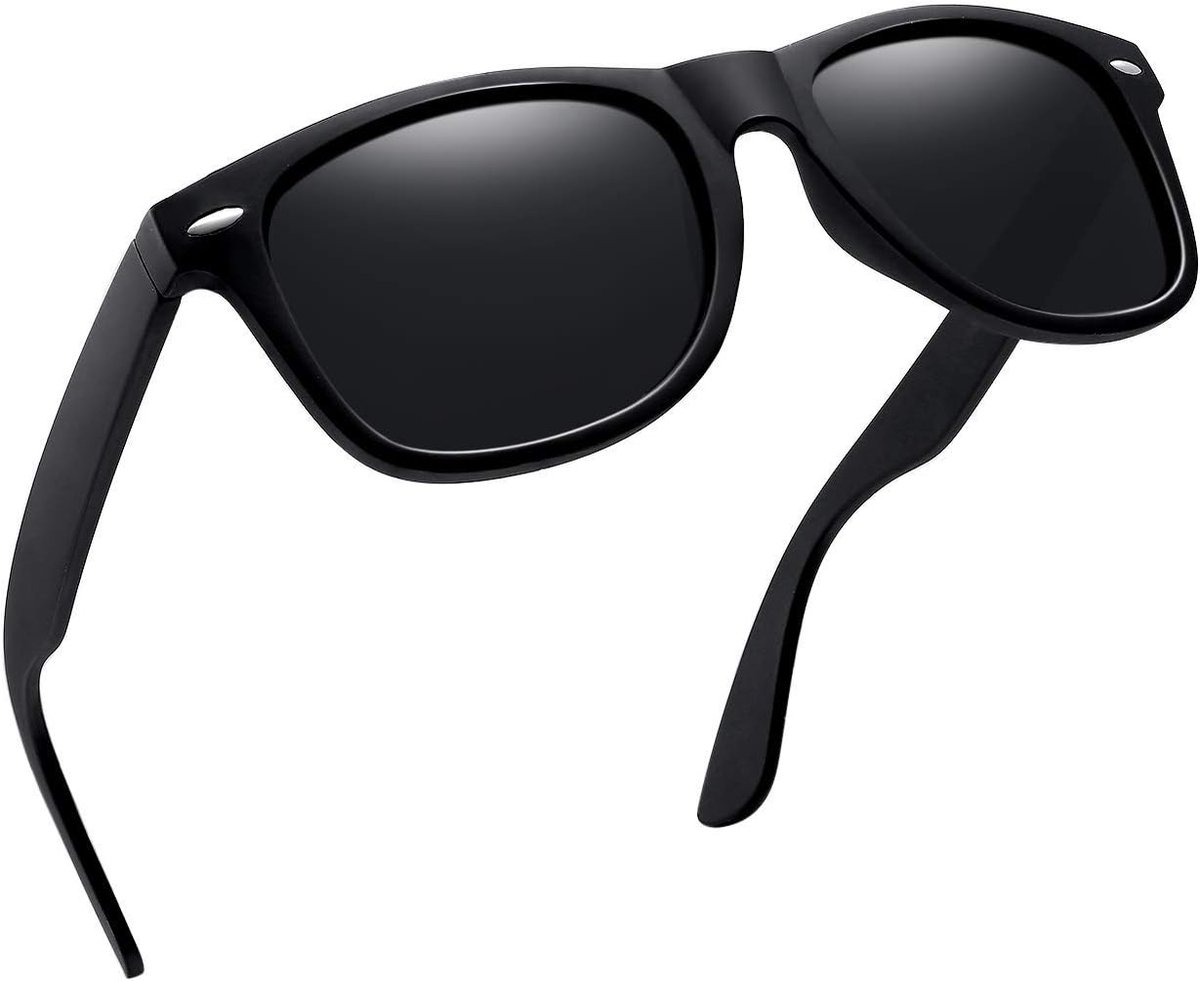 Gepolariseerde Zonnebril Heren Dames UV400 Bescherming | Klassieke Vierkant Zonnebrillen Winkelen Autorijden Dagelijks Gebruik Unisex Sunglasses