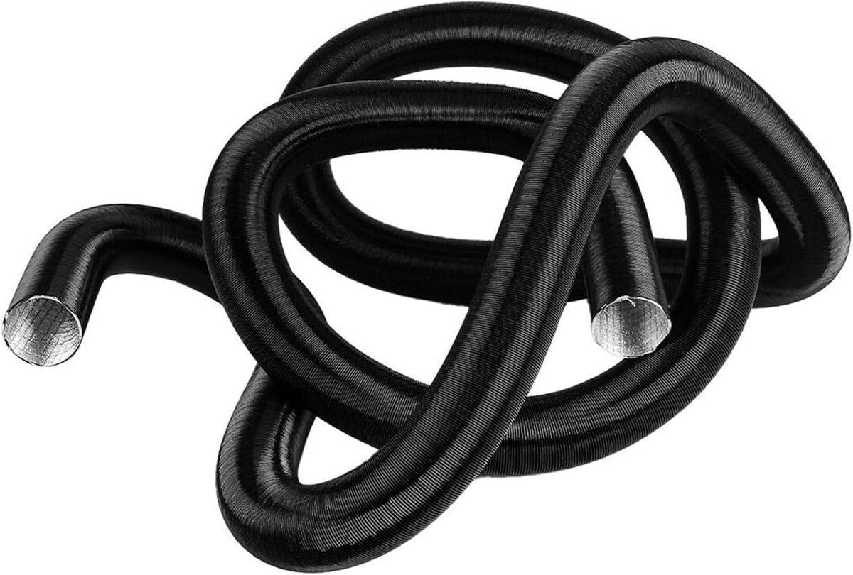 aluminium slang, uitlaatpijp, 42 mm, diameter 500 cm, lengte voor auto's, lucht, diesel, verwarming, vrachtwagens, vans, uitlaatbuizen, luchtslangen, dieselverwarming