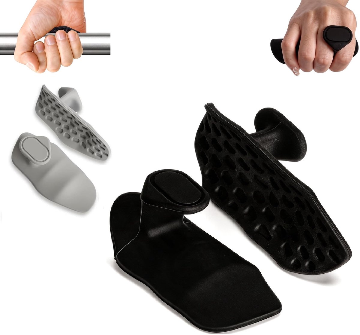 Dailygoods - Siliconen Ovenwanten voor Krachttraining - Antislip en Ergonomisch Ontwerp voor Heren en Dames