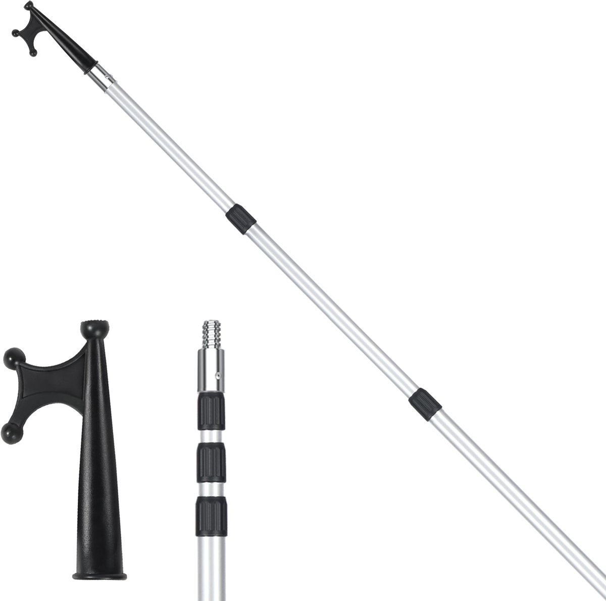 Dailygoods - Telescopische Boothaak - Multifunctionele Aluminium Dockingstang