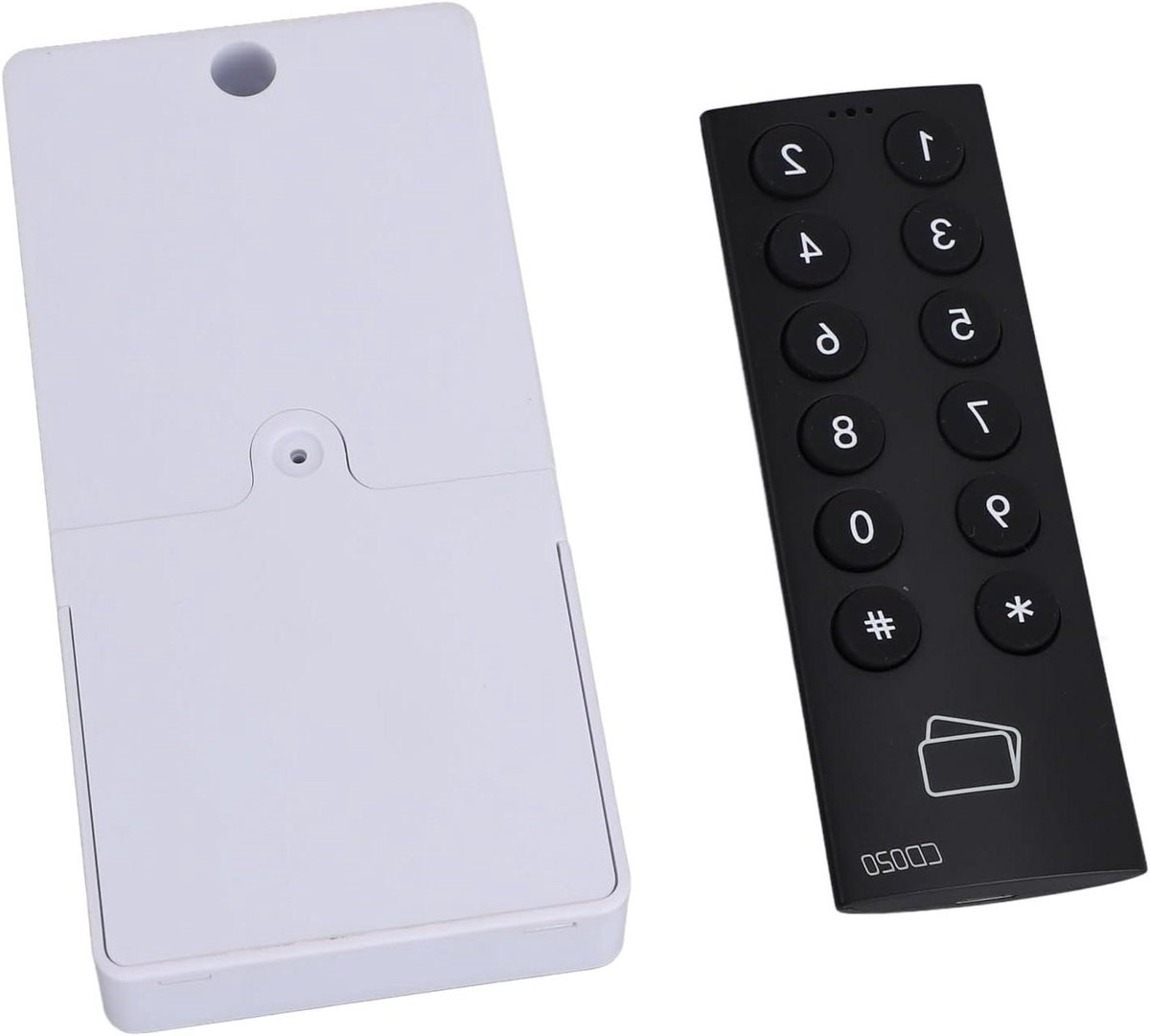 Elektronisch Kastslot - Digitaal Deurslot Lade - Kasten Beveiligen - Aanraaktoetsenbord en Kaart - 39 x 111 mm - Zwart