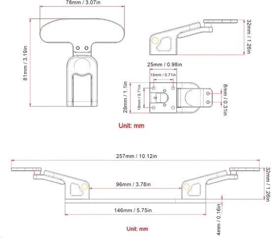 Magnetische Schakelpeddels - Stuurwiel Peddels - Sim Racing - Directe Schakel Feedback - 9 x 8 x 5 cm - Zwart — afbeelding 5