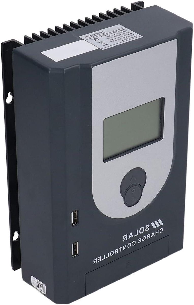 Zonne-laadregelaar - Solar controller - Energie Opladen - MPPT Technologie - 12V 24V 100V - Zwart