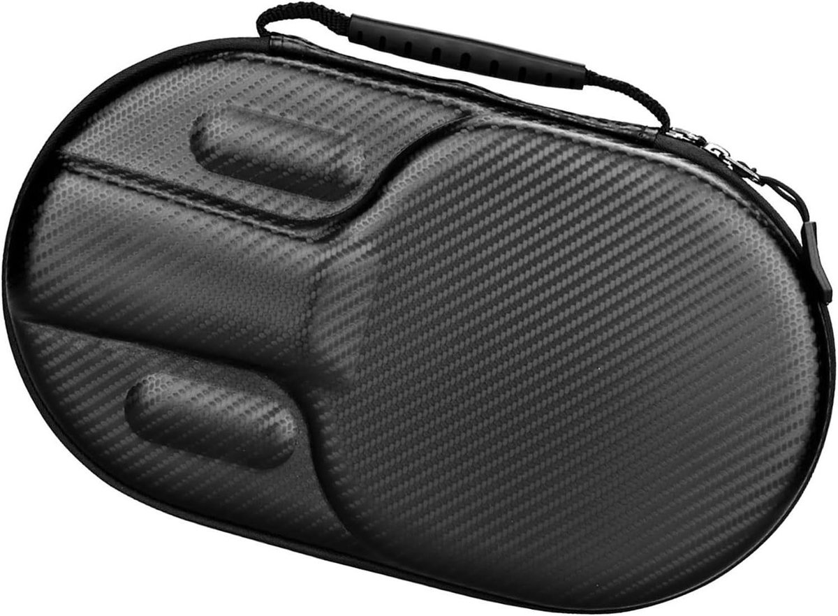 Tafeltennis Racket Tas - Pingpong Paddle Case - Sportuitrusting Beschermen - Schokabsorberend Materiaal - 31 x 18 cm - Zwart