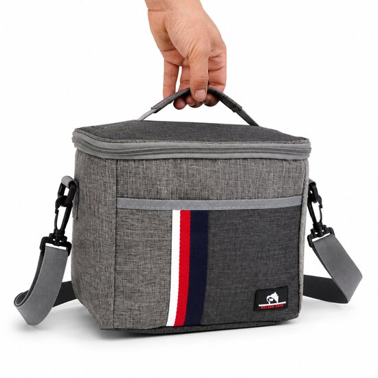 Eurocatch Koeltas 25x18x20 cm - Inclusief 2 Coolpacks - Geïsoleerde Coolbag - 600D Oxford van Eurocatch — afbeelding 2