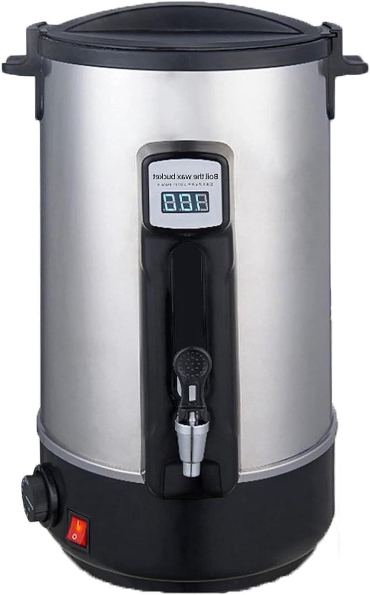 Elektrische Wax Smelter - Paraffine Heater Kaars - Kaarsen Maken - Nauwkeurige Temperatuurregeling - 8L-35L - Zilver