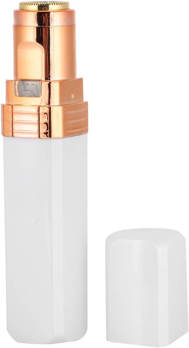Universeel mini-LED-ontharingsapparaat voor dames (parelwit), geschikt voor benen, armen en de bikinilijn (wit)
