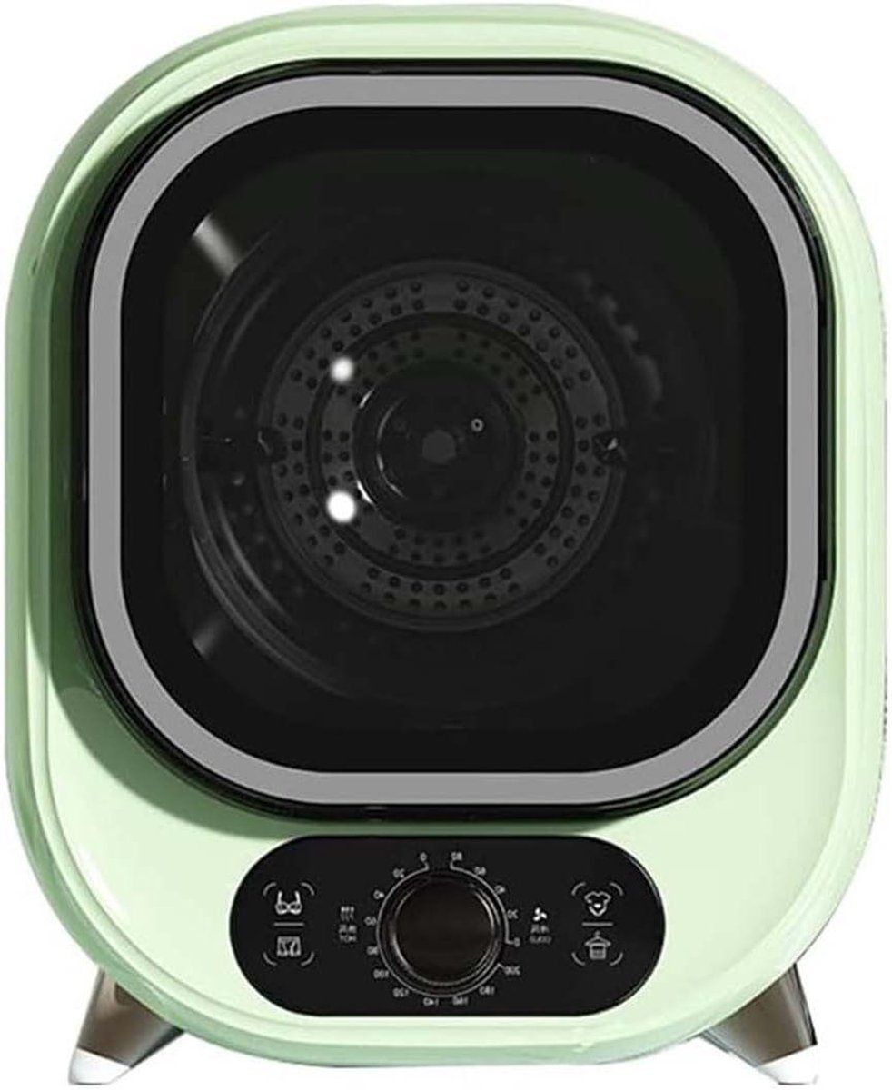 Compacte Wasdroger Kleine Condensdroger Ruimtebesparend Drogen Dubbele Temperatuurregeling 5.1 kg Capaciteit Groen