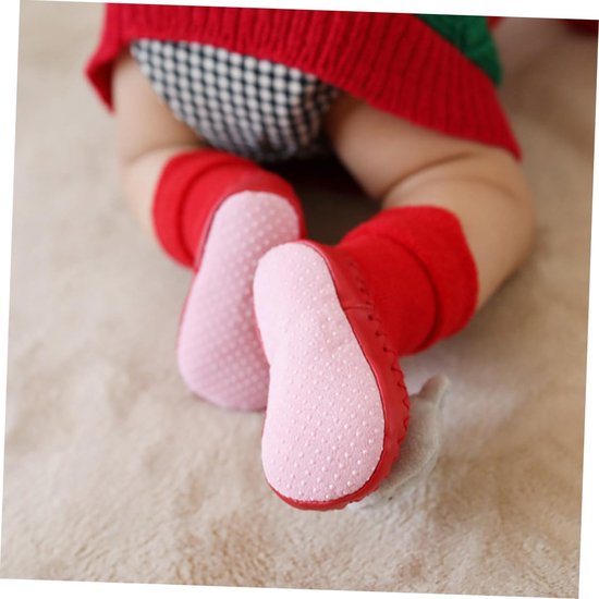 Babysokken - Huissokken Vloersokken - Comfortabel Dragen - Antislip Zool - 0-24 Maanden - Blauw — afbeelding 3