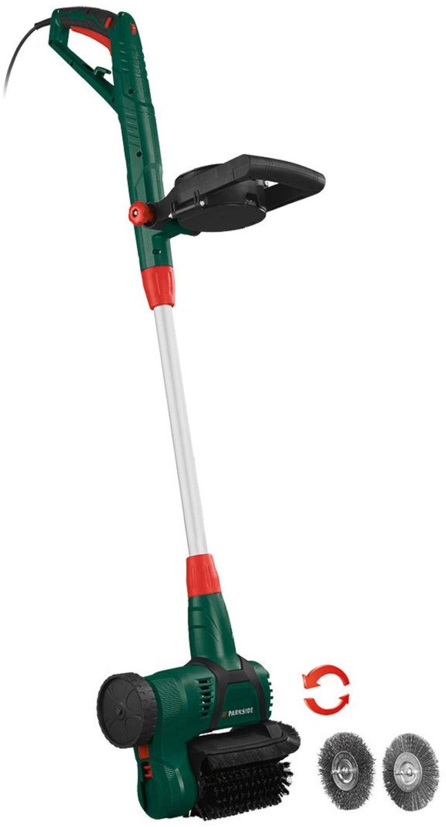 SnelShoppen - Parkside 2-in-1 Universele Borstel en Oppervlakteborstel Voegenborstel 500 W - Ideaal voor Schoonmaken van Tegels, Vloeren, Badkamer en