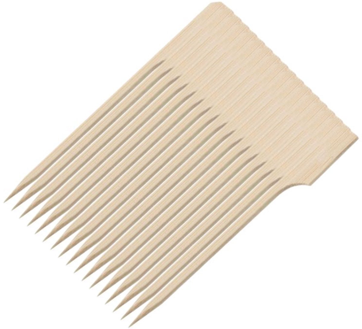 Set van 200 houten prikkers 9 cm Fackelmann
