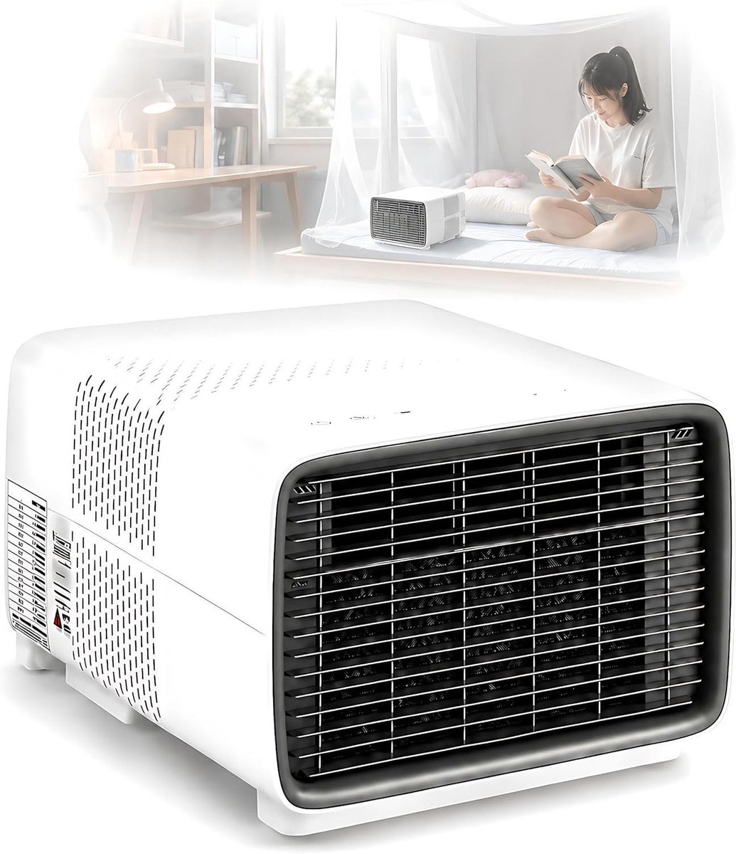 Draagbare Airconditioner - Mini Airco Camping - Kleine Ruimtes Koelen - Met Compressor - 2700 BTU - Meerkleurig