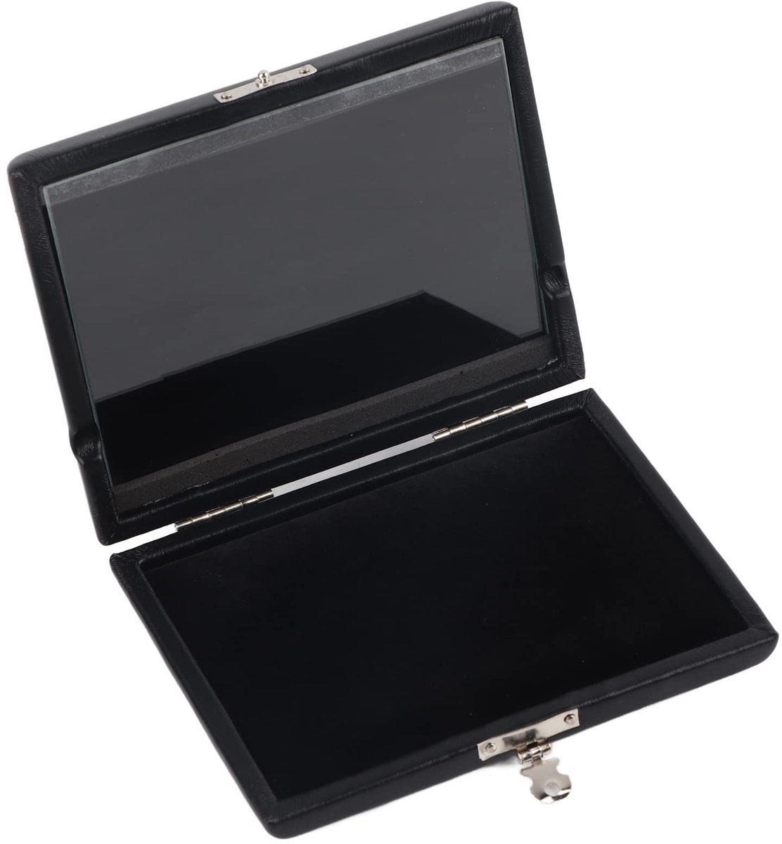 Dailygoods - PU Leren Reeds Opbergdoos voor Saxofoon en Klarinet - Zwart voor 6 Reeds