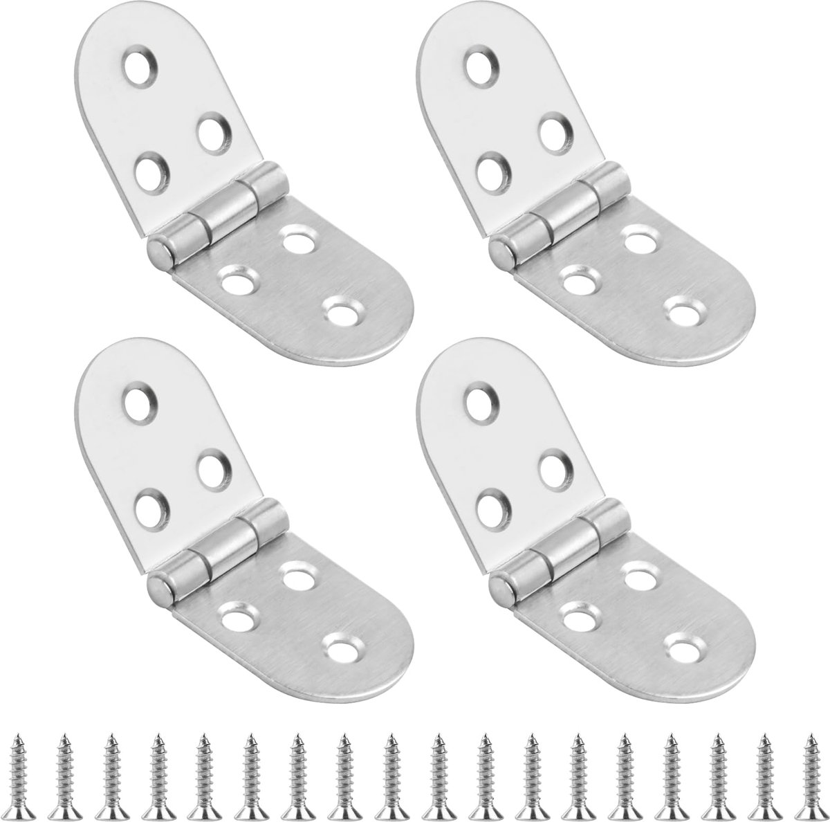 Dailygoods - 4 Stuks Vouwscharnieren - Duurzame Scharnieren voor Meubilair