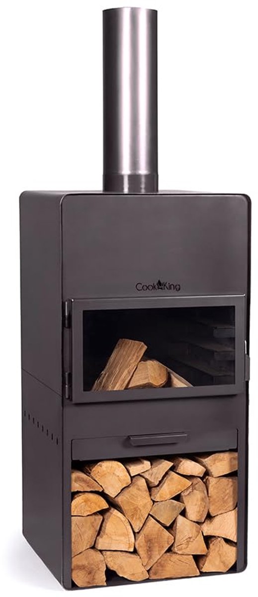 Dailygoods - Vento Plus Terrasoven met Pizzaoven - Handgemaakt in Europa