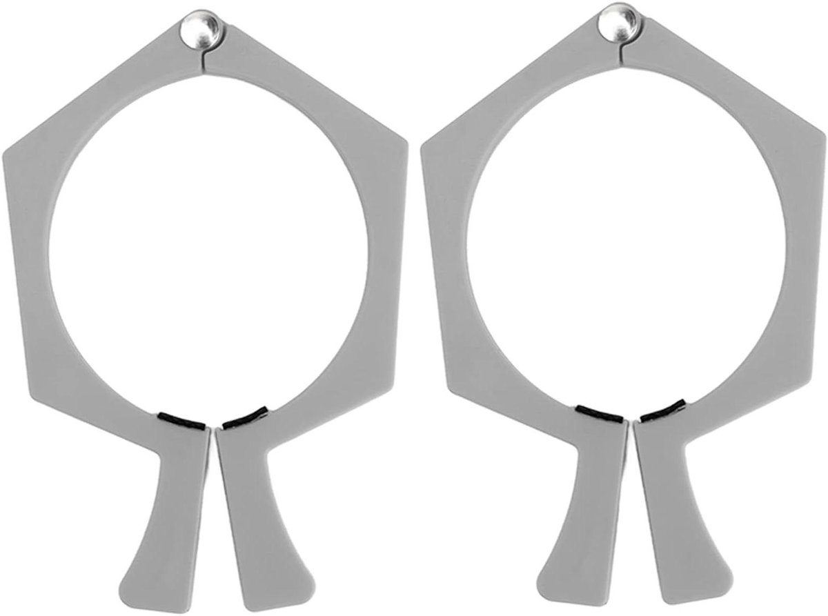 Sublimatie Cup Tangen - Mok Klem - Bekers Personaliseren - Anti-Slip Fixatie - 2 stuks - Zwart