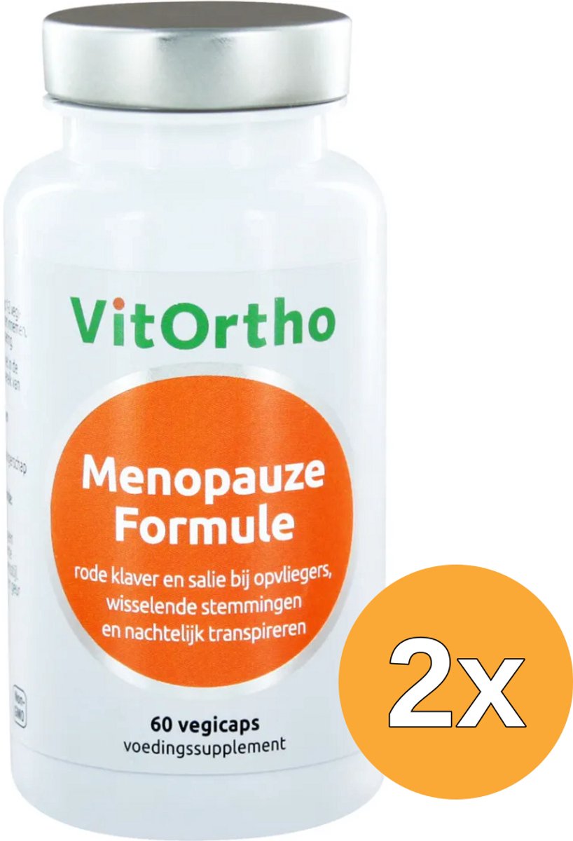 2x VitOrtho MenoForm vh menopauze formule (60 vega capsules)