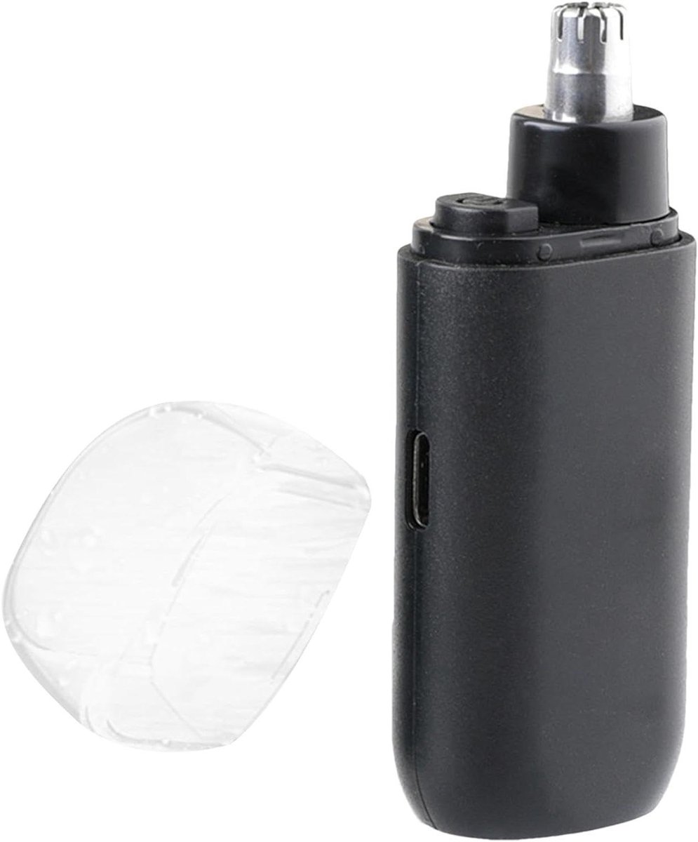 Neus en Oor Trimmer - Gezichtshaar Trimmer - Persoonlijke Verzorging - Dubbele Scherpe Bladen - 7.85x3x1.7cm - Zwart