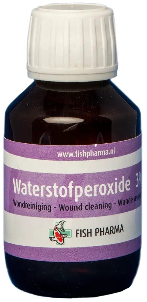 Fish Pharma Waterstofperoxide voor wondreiniging bij vissen | 100 ml
