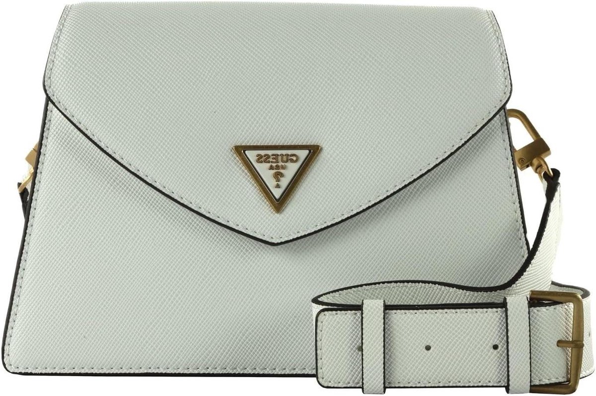 Crossbody Tas - Schoudertas Dames - Dagelijks Gebruik - Veelzijdig Interieur - 25 x 17 x 9 cm - Wit