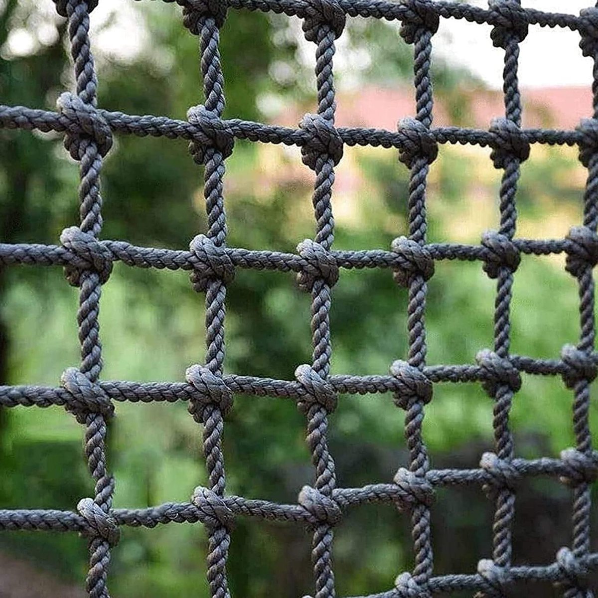Klimnet Kinderen - Speeltuin Net - Veilig Klimmen - 400kg Draagkracht - 200x250 cm - Platinablond Grijs