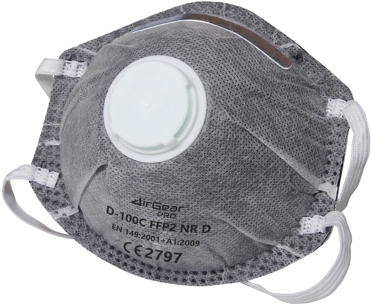 SnelShoppen - FFP2-masker met ventiel (10 stuks) – Adembeschermingsmasker & Stofmasker met Filter voor Fijnstof, Ademhalingsbescherming, Veiligheid vo