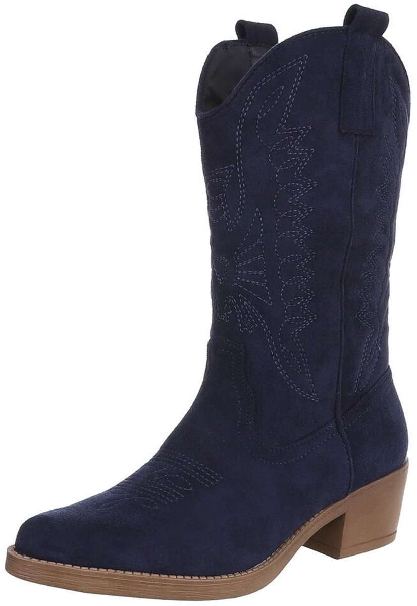 Dames cowboylaars - hoge schacht - casual gebruik Mt:38