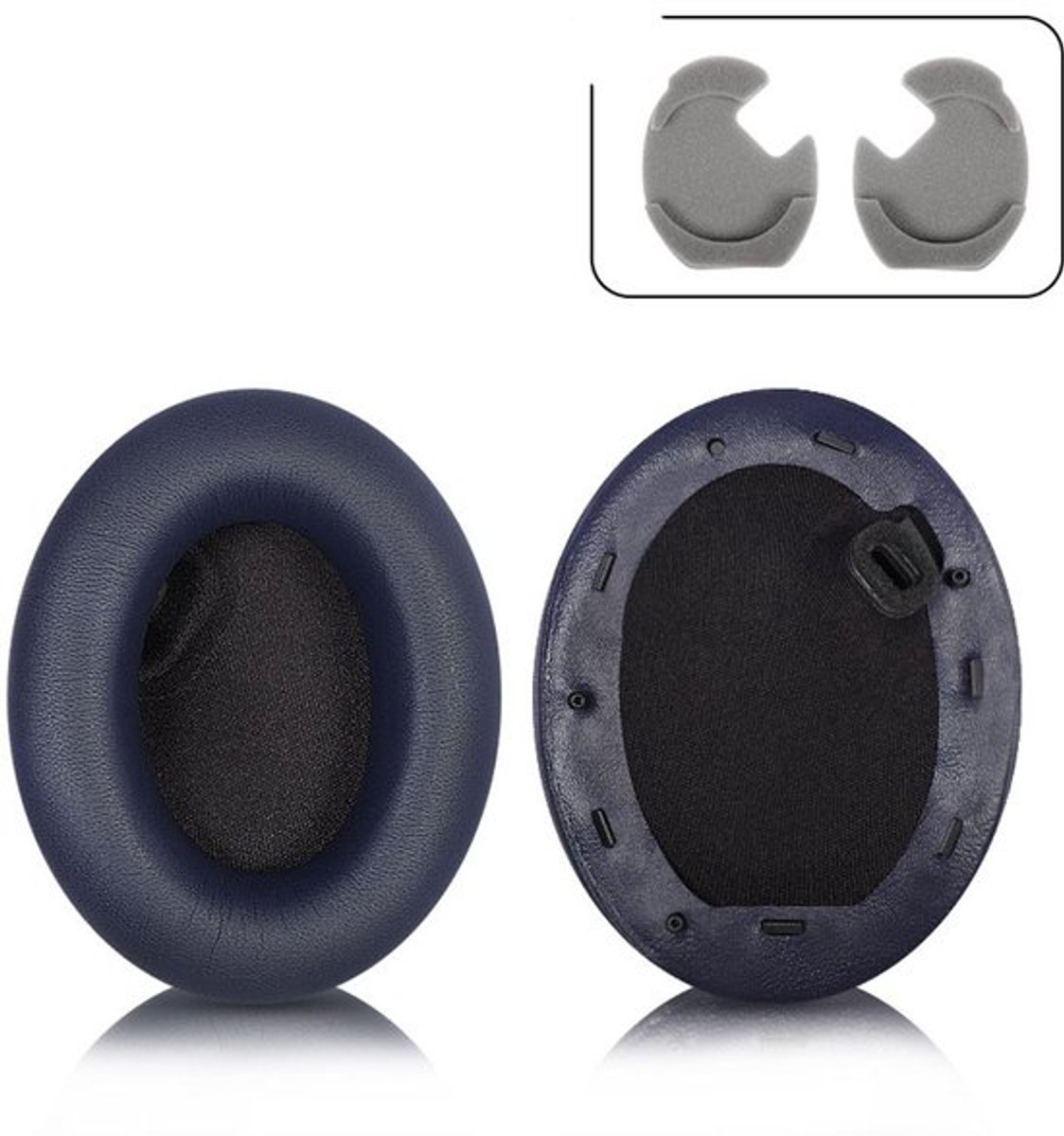 Geschikt voor Sony WH-1000XM4 1000XM4 oorkappen Accessoires voor bluetooth-hoofdtelefoon Oordopjeshoes-blauw