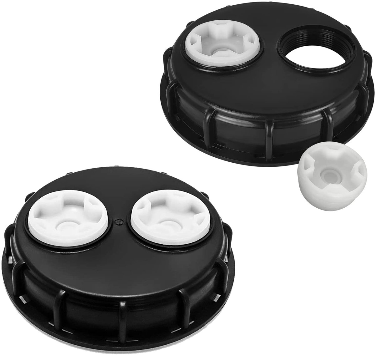 Dailygoods - Tankdoppen Set van 2 - Ventilatie Deksel voor 1000L Watertanks