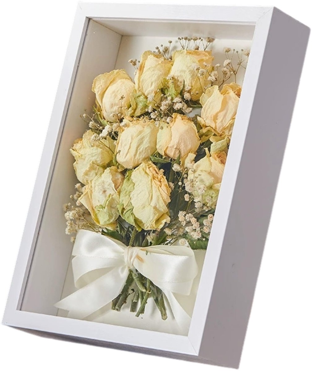 Dailygoods - 3D Schaduwdoos - Houten Fotolijst voor Herinneringen