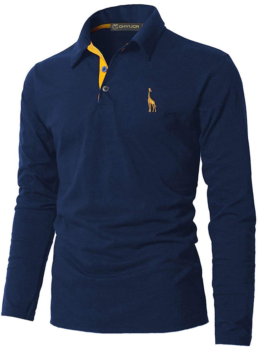 Dailygoods - Heren Poloshirts met Lange Mouwen - Casual en Modieus